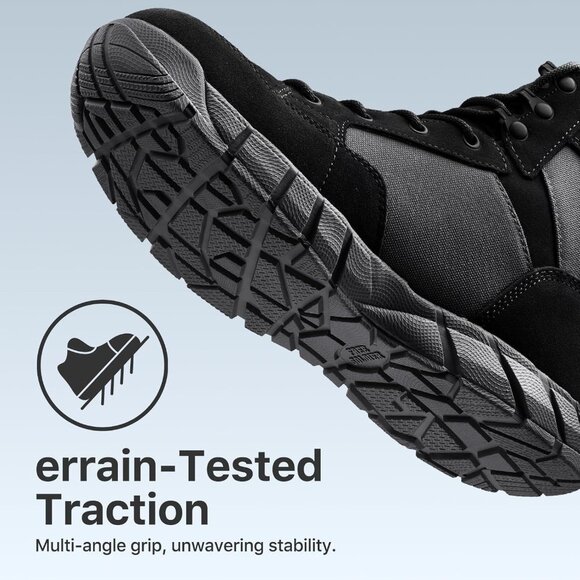 Men's Free Soldier Waterproof Hiking Work Tactical Boots Size: 10 (ACC0021) - Picture 14 of 16